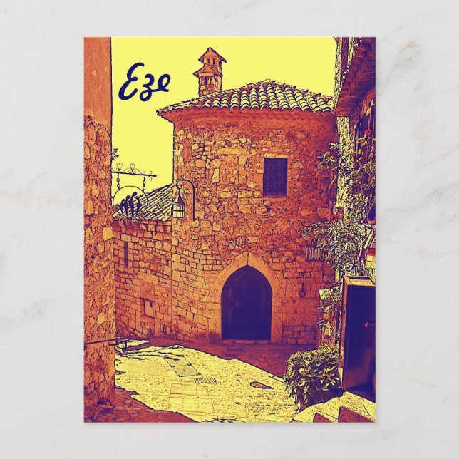Carte Postale Eze, Provence (Devant)