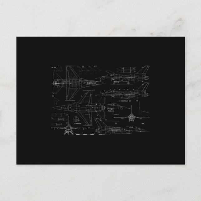Carte Postale F16 Jet Avion Avion Avion Avion Avion Avion Avion  (Devant)