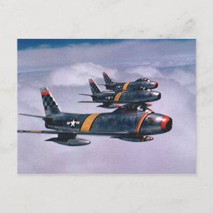 Carte Postale F-86 Sabres
