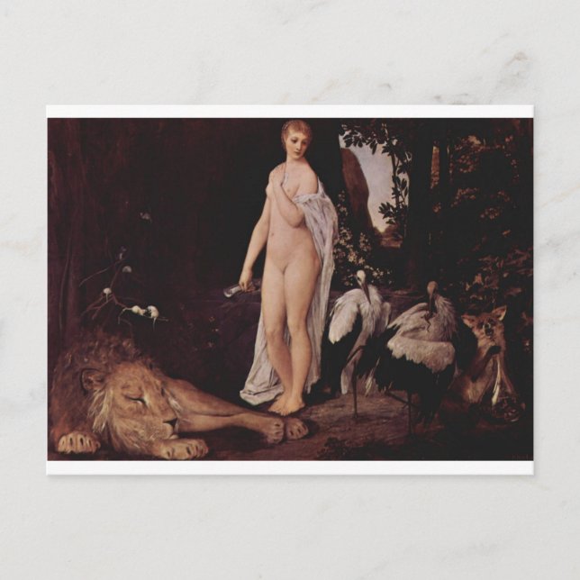Carte Postale Fable par Gustav Klimt (Devant)