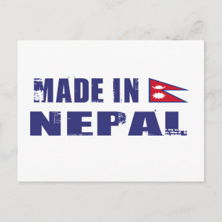 Carte Postale Fabriqué au Népal