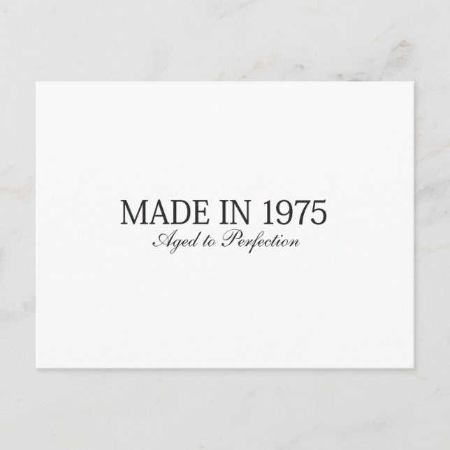 Carte Postale Fabriqué en 1975 (Devant)