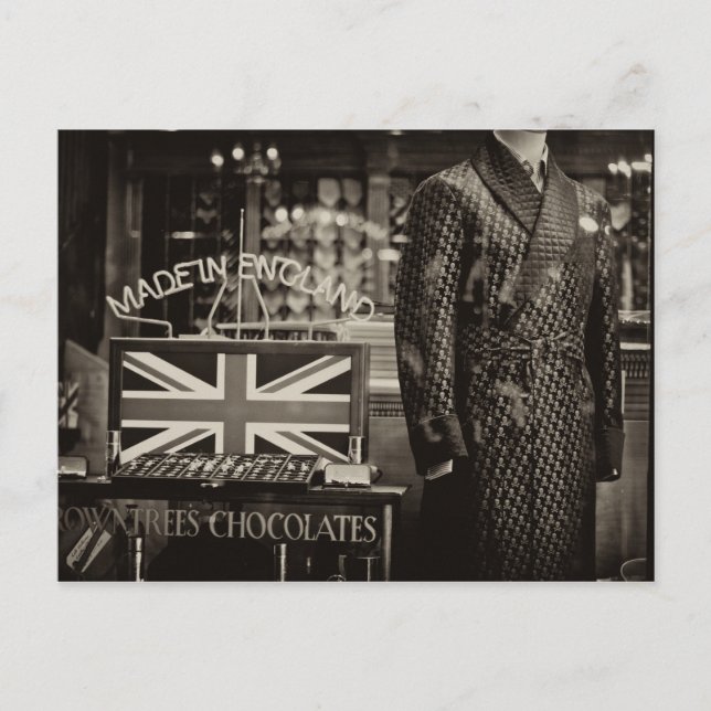 Carte Postale Fabriqué en Angleterre (Devant)