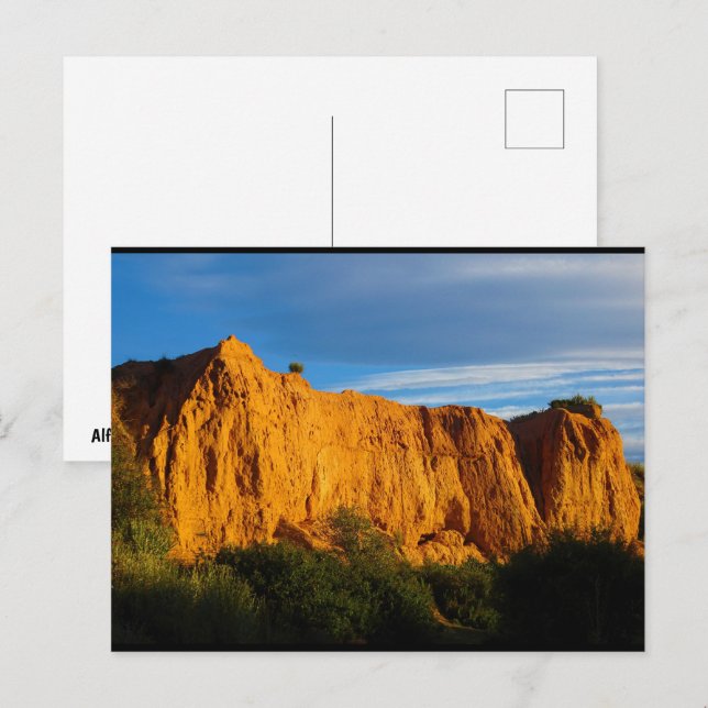 Carte Postale Façade du Canyon Espagnol (Devant / Derrière)
