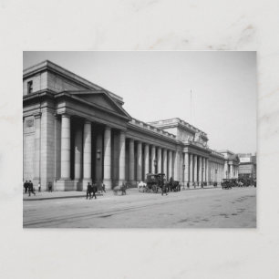 Carte Postale Façade est de la gare de Penn, 1910