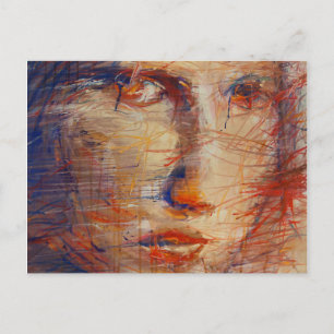Carte Postale Face Abstraite