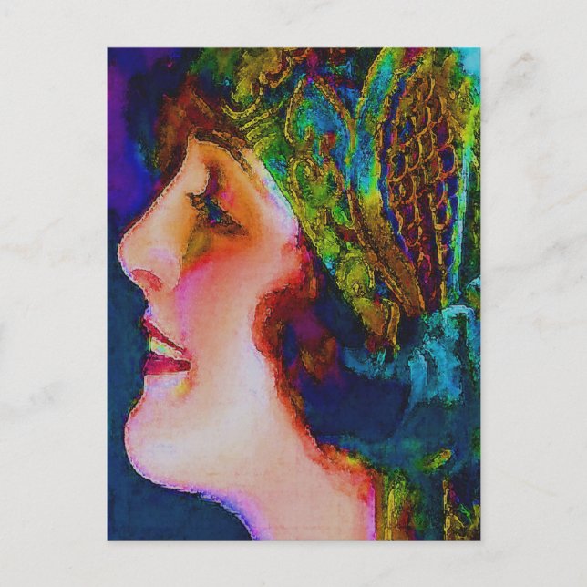 CARTE POSTALE FACE DE LAPPER (Devant)