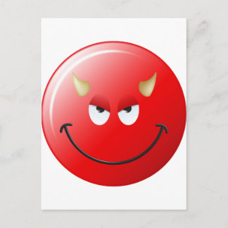 Carte Postale Face diabolique
