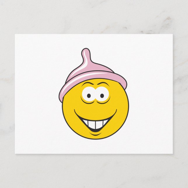 Carte Postale Face du préservatif (Devant)