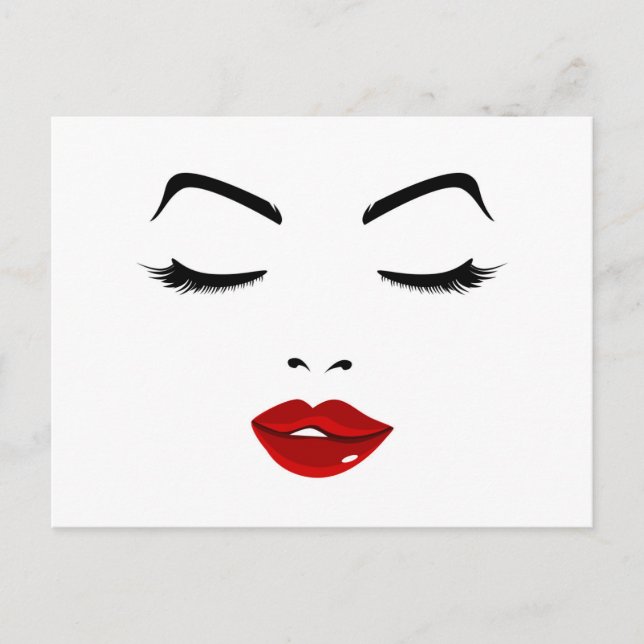 Carte Postale Face élégante (Devant)