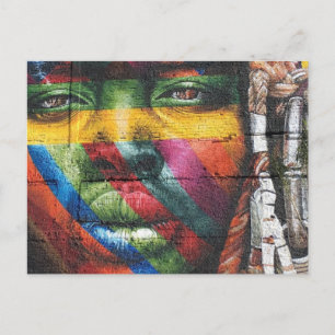 Carte Postale face murale