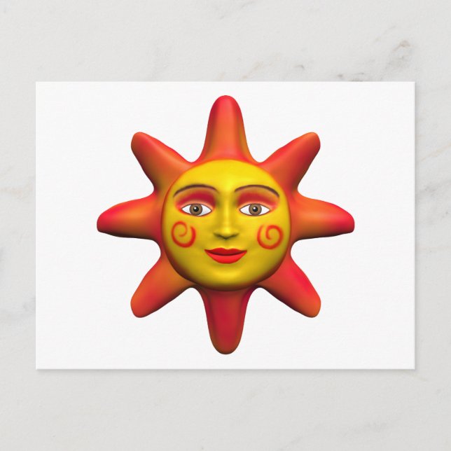 Carte Postale Face solaire (Devant)