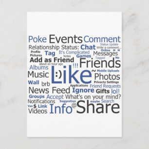 Carte Postale Facebook