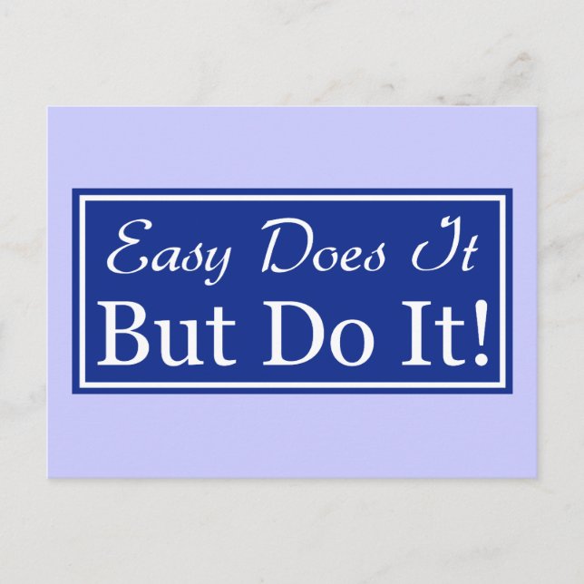 Carte Postale Facile le fait, mais LE FAIT ! (Devant)