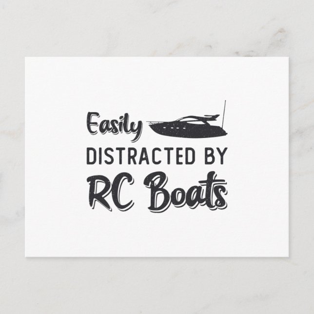 Carte Postale Facilement Distrait Par RC Boats Modèle Radio RC B (Devant)