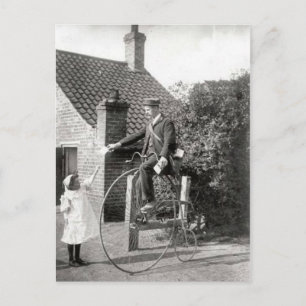 Carte Postale Facteur à vélo