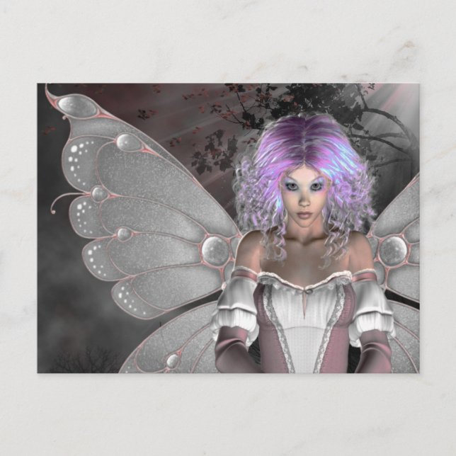 Carte Postale Fae de la forêt gothique (Devant)