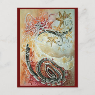 Carte Postale Faery de chute