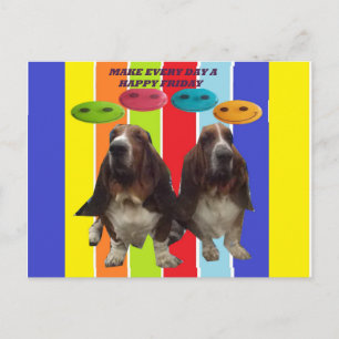 Carte Postale Faire Chaque Jour Un Vendredi Heureu