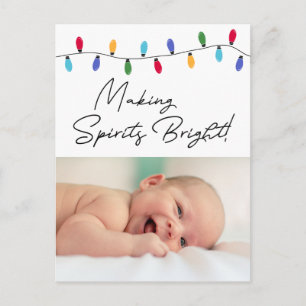 Carte Postale Faire des esprits brillants de vacances bébé photo