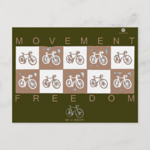 Carte Postale faire du vélo