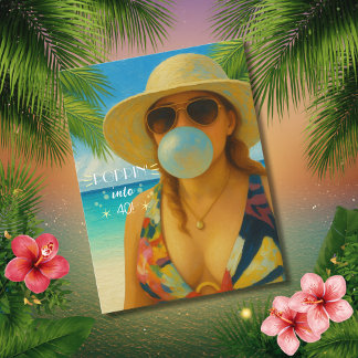 Carte Postale Faire irruption dans les 40 ans de la Tropical Bea