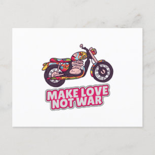 Carte Postale Faire l'amour pas la guerre