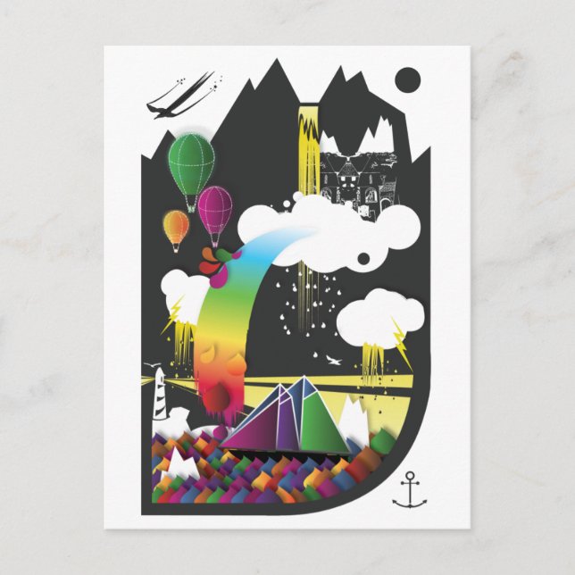 Carte Postale Faire le tour de mes rêves (Devant)