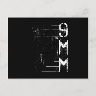 Carte Postale Faire-part 9MM Gun Ammo Firing Range Target Practice Hunting