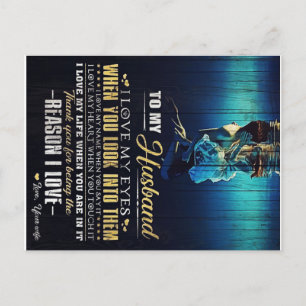 Carte Postale Faire-part À mon mari   Citations d'amour au père  