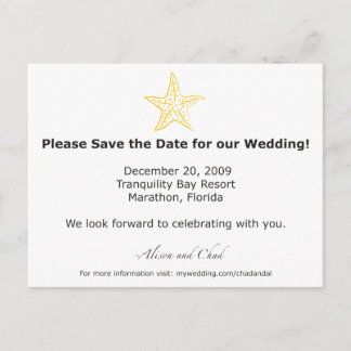 Carte Postale Faire-part Alison- Enregistrer la date