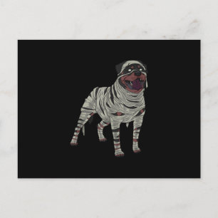 Carte Postale Faire-part Amoureux de les chiens du costume d'Halloween Dog 