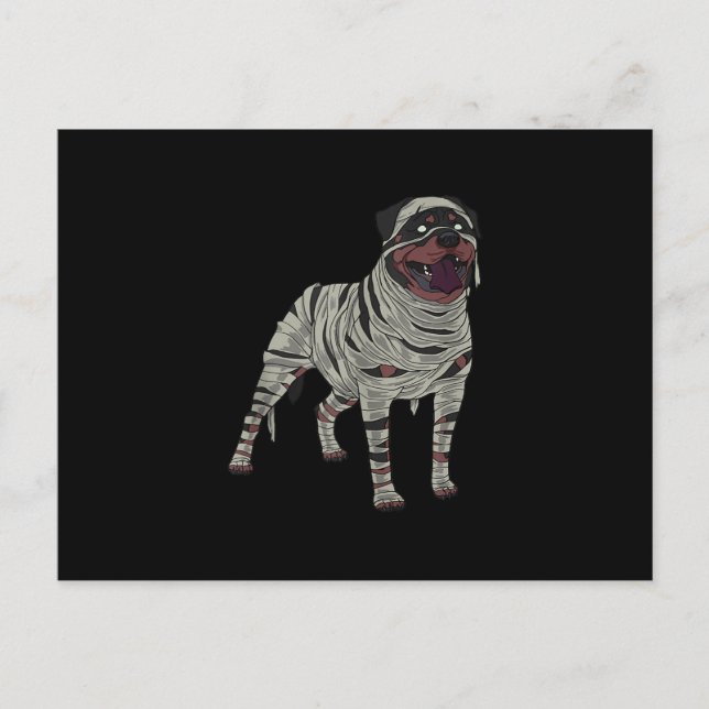 Carte Postale Faire-part Amoureux de les chiens du costume d'Halloween Dog  (Devant)