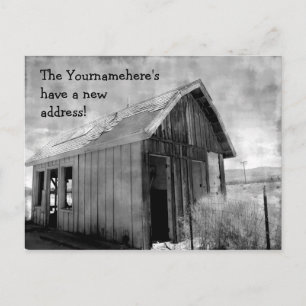 Carte Postale Faire-part Ancienne nouvelle adresse