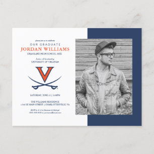 Carte Postale Faire-part Annonce de futur diplômé de la cavalerie de Virgin