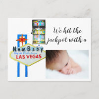 Annonce de naissance de bébé à Las Vegas