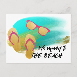 Carte Postale Faire-part Annonce d'une nouvelle adresse sur le thème de la