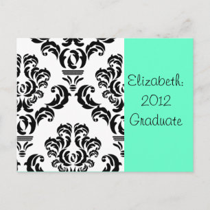 Carte Postale Faire-part Annonces d'obtention du diplôme