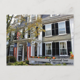 Carte Postale Faire-part auberge coloniale : Accord, mA