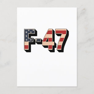 Carte Postale Faire-part Avion de chasse F47 Maga F-47 Jet