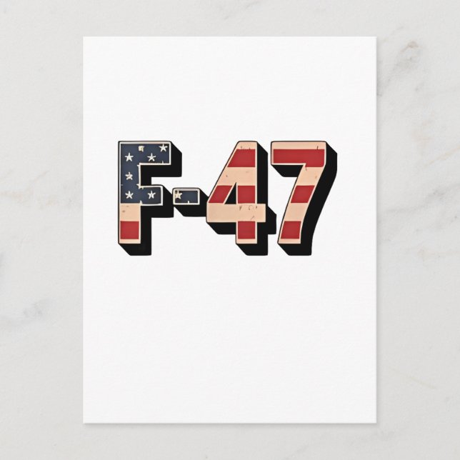 Carte Postale Faire-part Avion de chasse F47 Maga F-47 Jet (Devant)