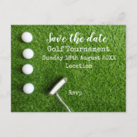 Balle de golf avec club de golf sur vert enregistr