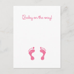 Carte Postale Faire-part BÉBÉ SUR LE CHEMIN.png