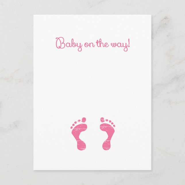 Carte Postale Faire-part BÉBÉ SUR LE CHEMIN.png (Devant)
