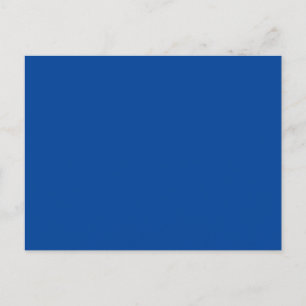 Carte Postale Faire-part Bleu profond #004095, Bleu Cool