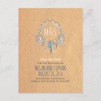 boho vintage dream cathcer enregistrer la date