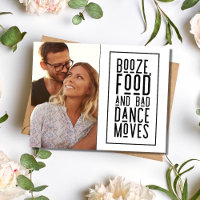Booze, Nourriture, Mauvaise Danse Mariage amusant