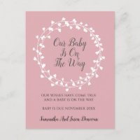 Bufs Fleurs Grossesse rose