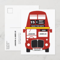 Bus de Londres pour le mariage à l'avance
