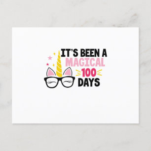 Carte Postale Faire-part Ça a été 100 jours magiques